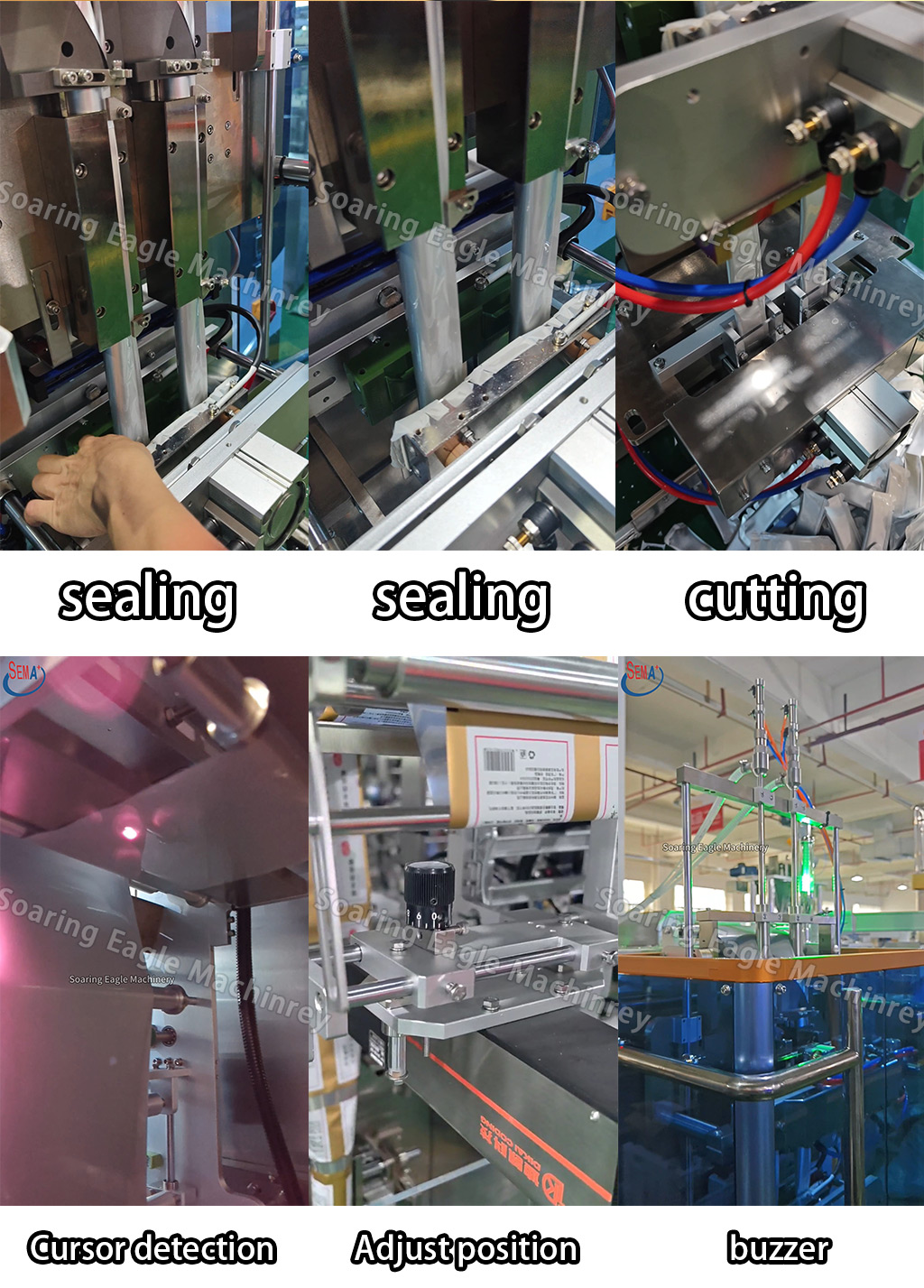 SEMA Fully Automatic Dual-Lane Shaped Sachet Packing Machine For Functional Drinks Coffee Honey Liquids