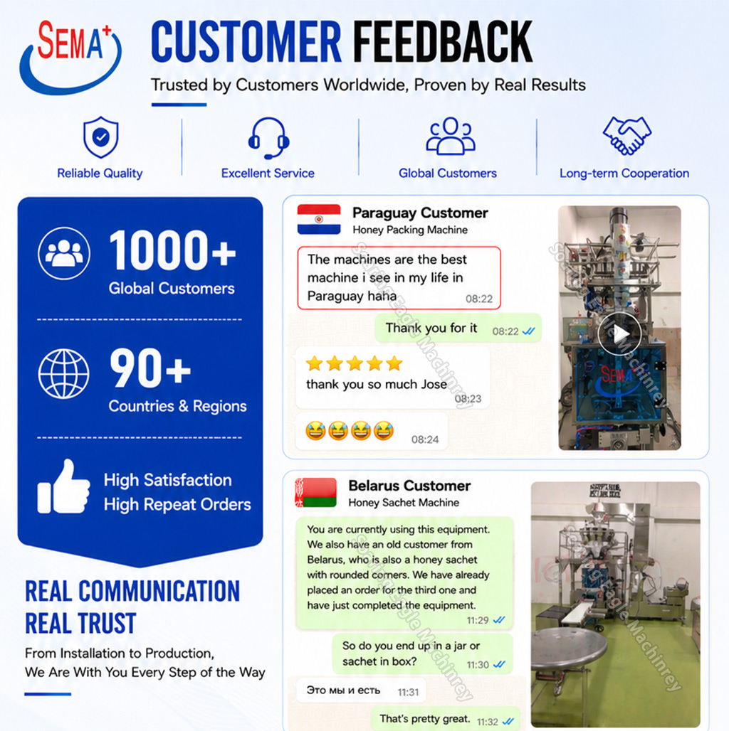 SEMA Automatic VFFS Pouch Bag Packaging Machine for potato chips