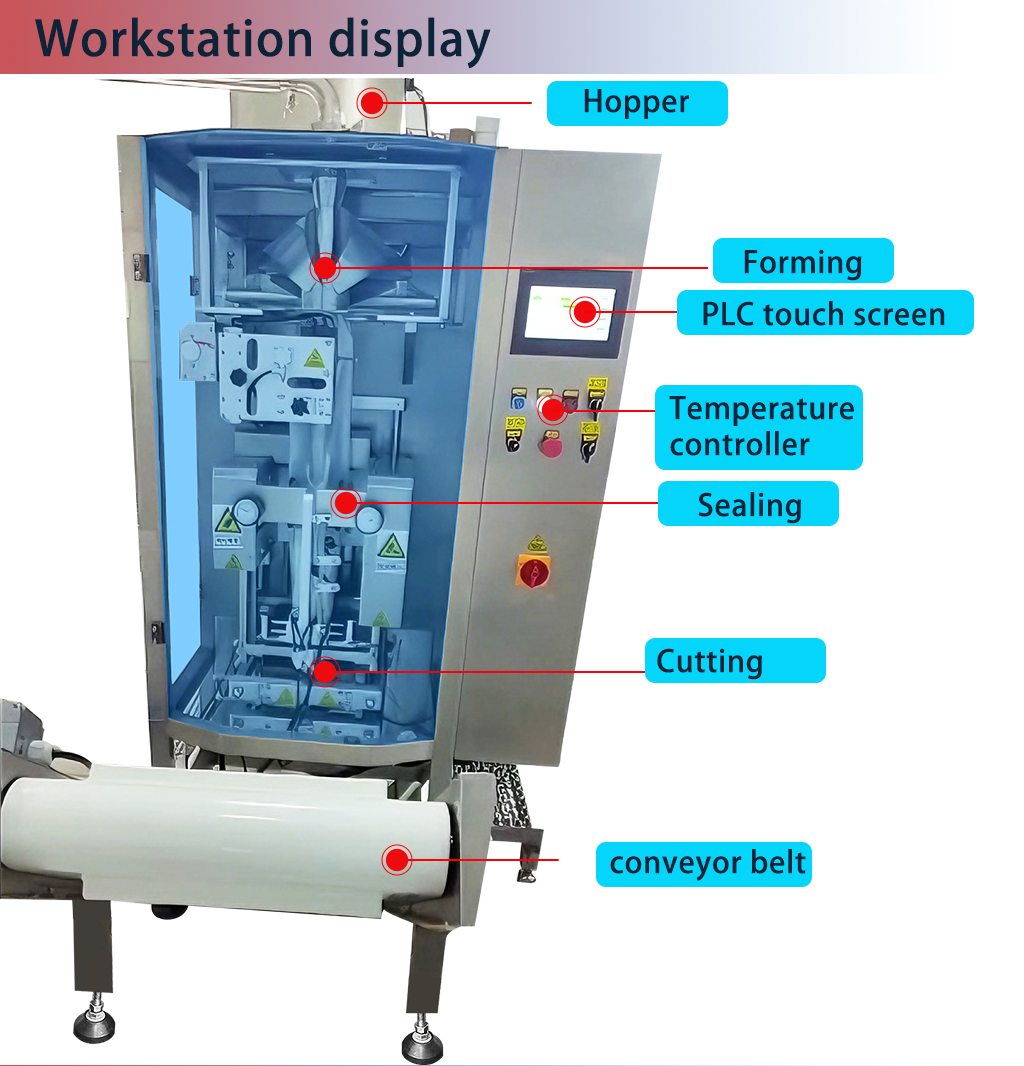 Fully Automatic Vertical Liquid Packaging Machine for Honey Jam Functional Drinks Coffee