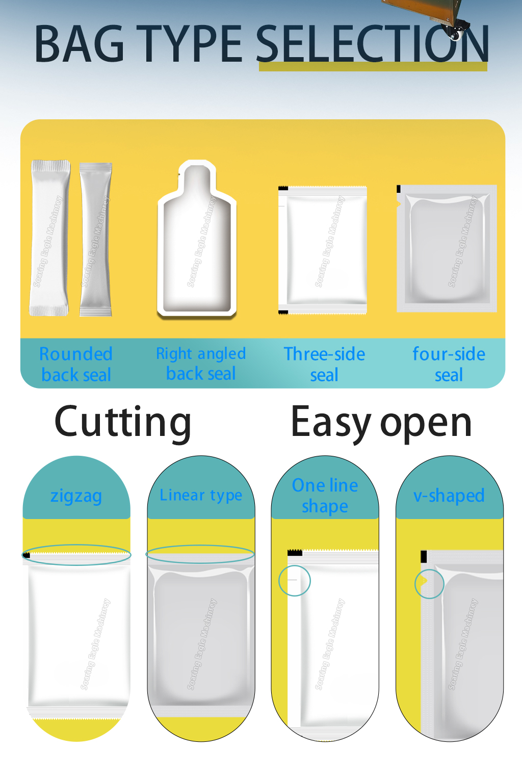 Pack Equipment Bags Seal Small Pouch 4 Side Seal Filling Automatic Protein Powder Coffee Powder Sachet Packing Machine