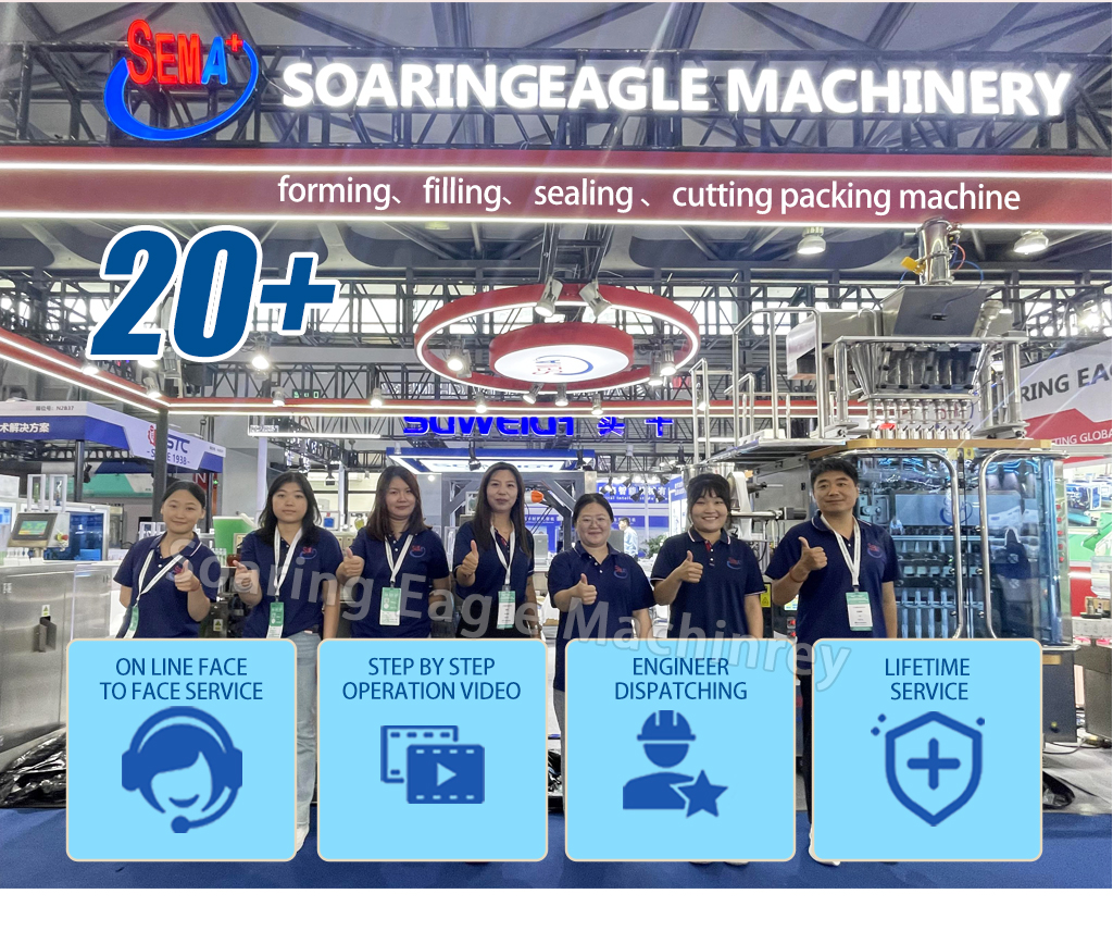 Pack Equipment Bags Seal Small Pouch 4 Side Seal Filling Automatic Protein Powder Coffee Powder Sachet Packing Machine