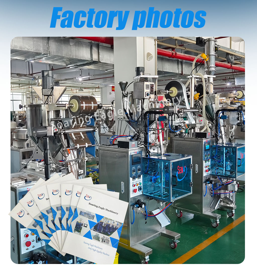 Smaller Automatic Paste Double Heat Sealin Four-Side Seal Pouch Filling Electric Food Sachet Packing Machine