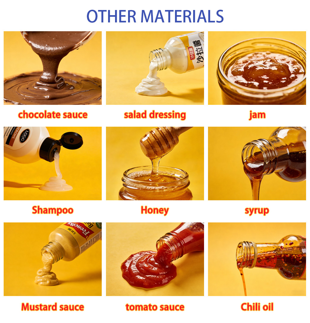 Automatic 4 Sides Sealing Paste Sachet Packing Machine of Honey Ketchup Peanut Butter Butter Teriyaki Sauce