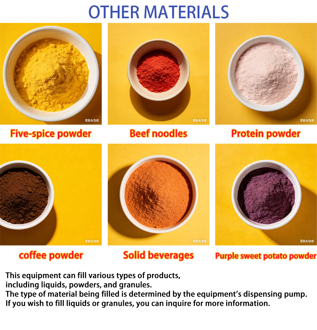 Automatic 4 Sides Sealing Powder Sachet Packing Machine of Matcha Coffee Spices Protein Milk Powder