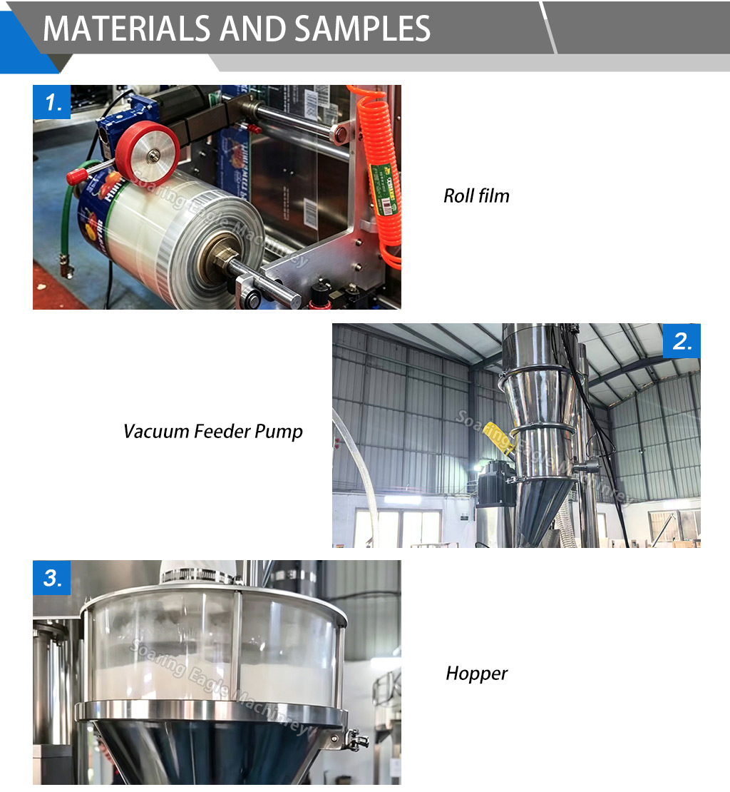 Fully Automatic Powder Vertical Packing 100g 200g 500g 1kg Sachet Packaging Machine Cocoa Powder Packing Machine