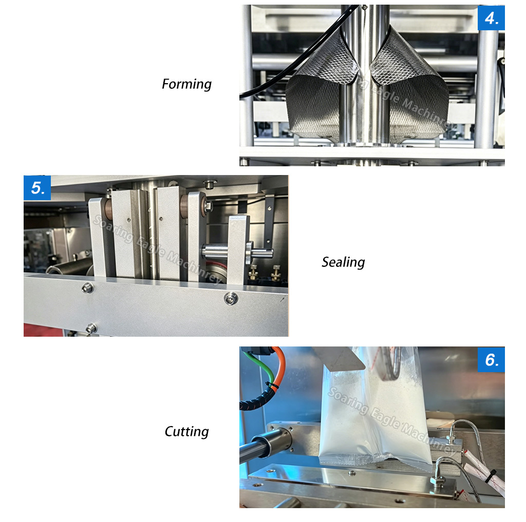 Fully Automatic Powder Vertical Packing 100g 200g 500g 1kg Sachet Packaging Machine Cocoa Powder Packing Machine