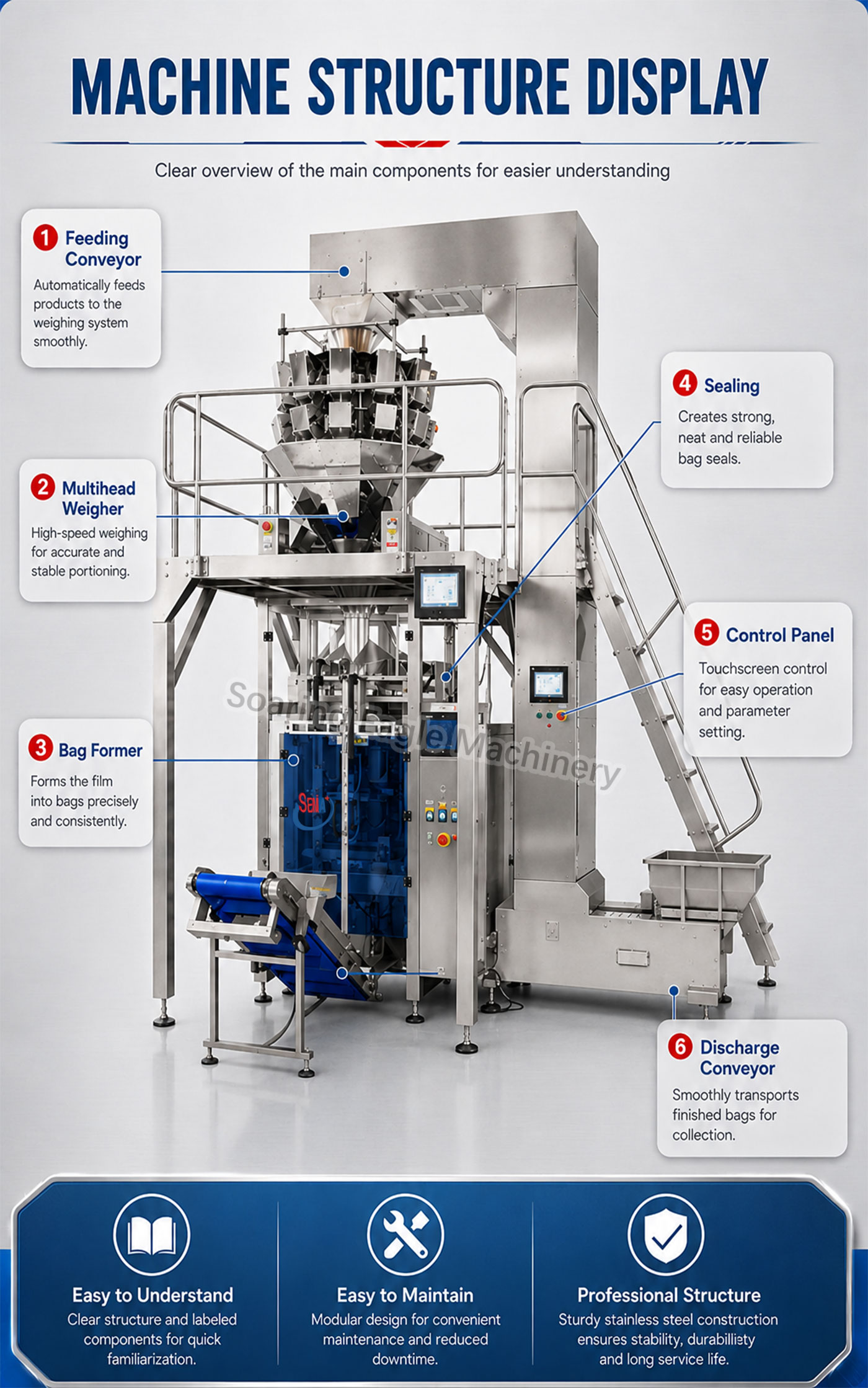 Automatic Multihead Weigher VFFS Pouch Bag Packing Machine for Corn Kernels Automatic Multihead Weigher VFFS Pouch Bag Packing Machine for Corn Kernels