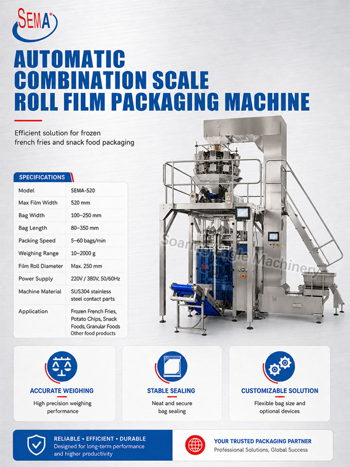 Automatic Multihead Weigher VFFS Pouch Bag Packing Machine for Corn Kernels Automatic Multihead Weigher VFFS Pouch Bag Packing Machine for Corn Kernels