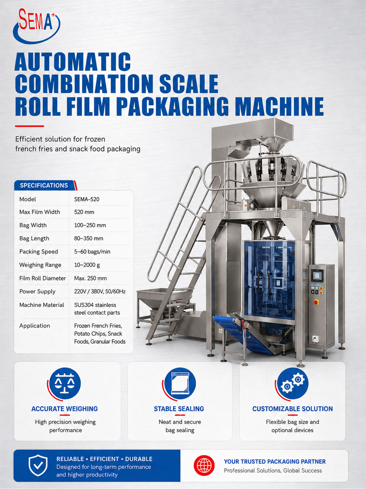 Automatic VFFS Macaroni Pouch Bag Packing Machine with Multihead Weigher Automatic VFFS Macaroni Pouch Bag Packing Machine with Multihead Weigher