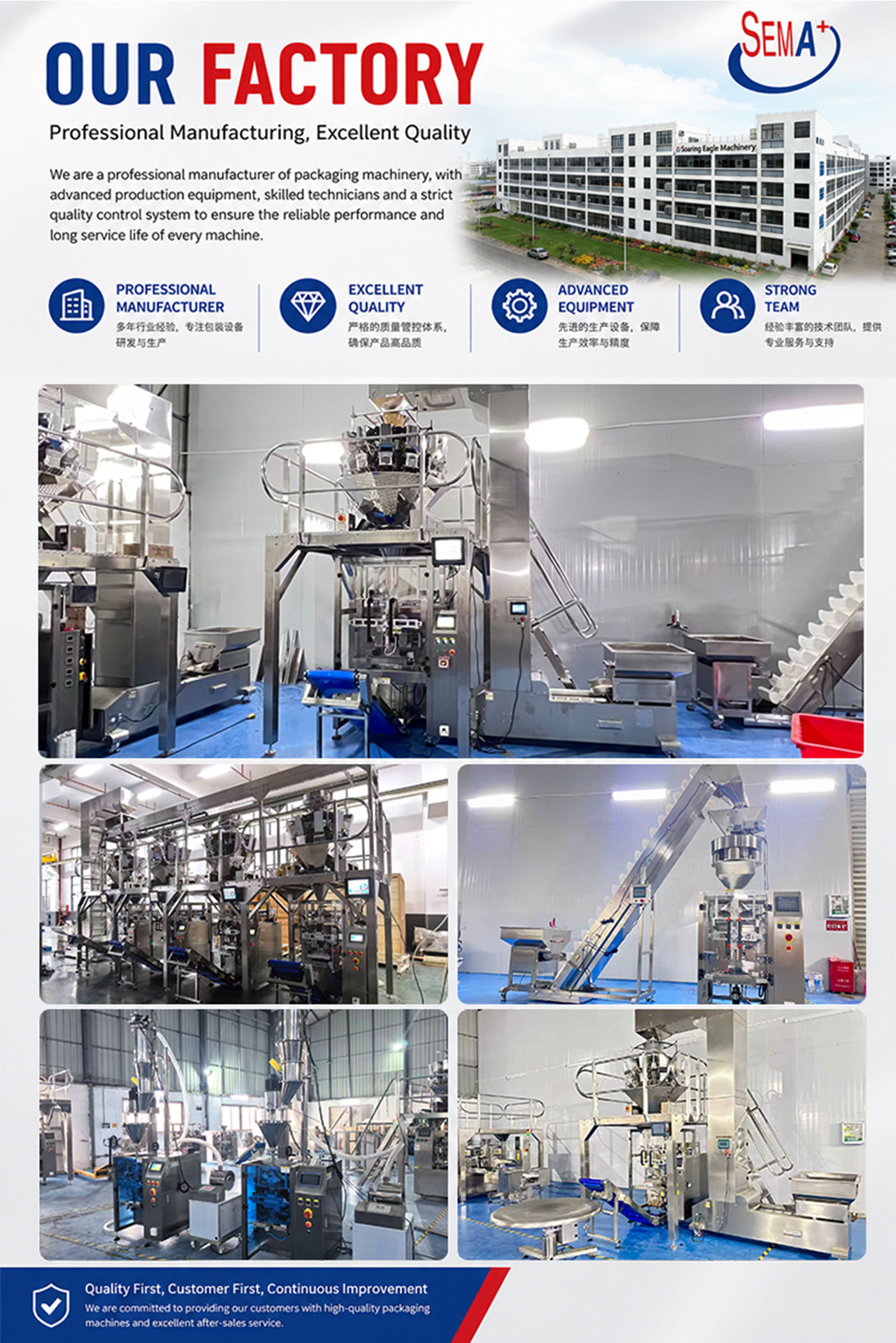 Multihead Weigher VFFS Pouch Bag Packing Machine for Bean Sprouts