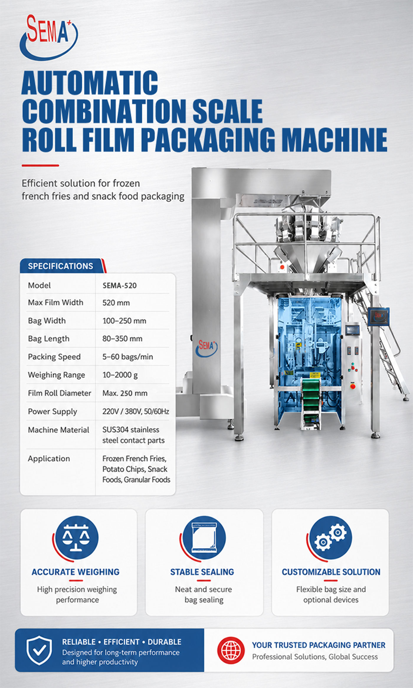 Automatic VFFS Pouch Bag Packing Machine for Mixed Nuts Automatic VFFS Pouch Bag Packing Machine for Mixed Nuts