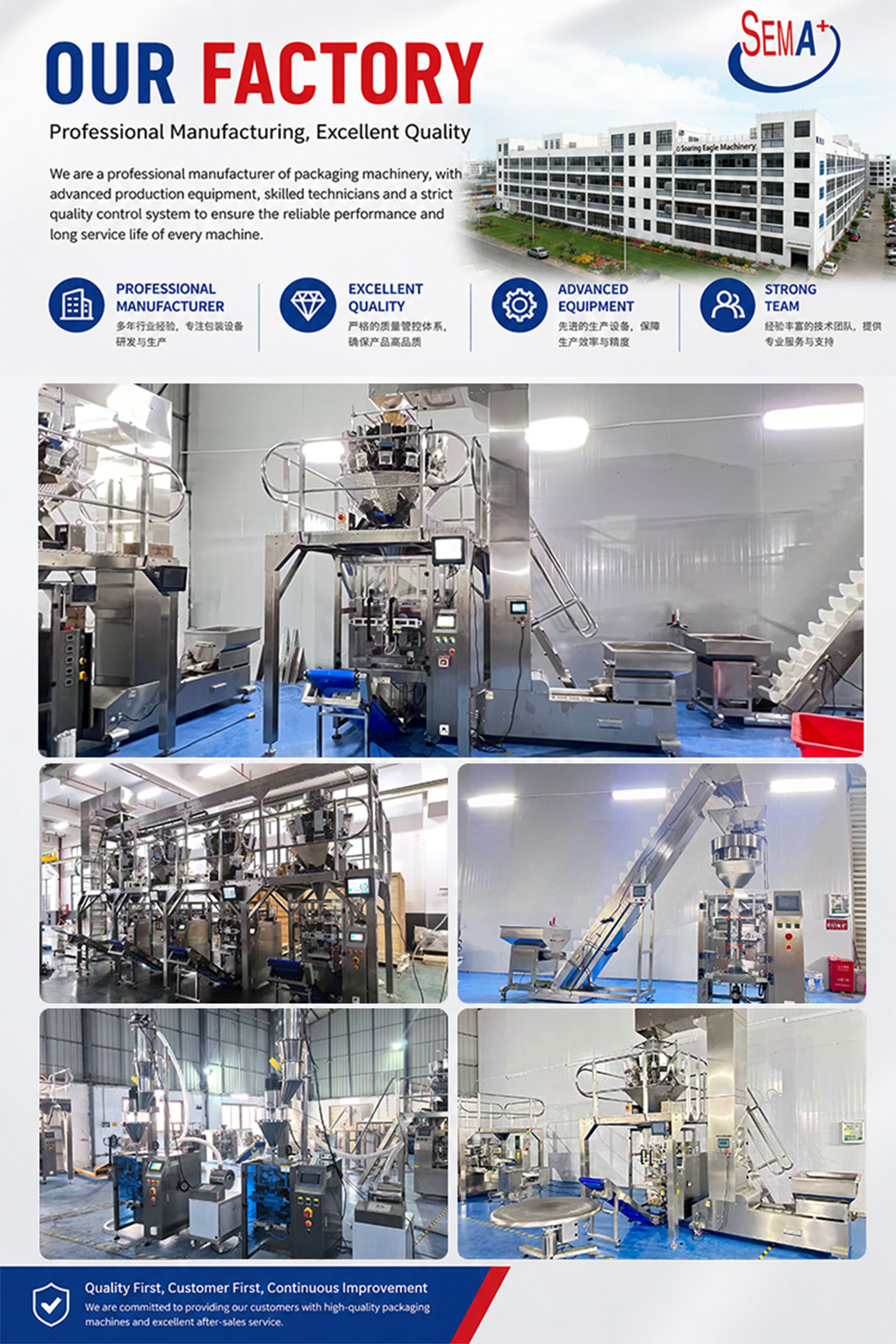 Automatic High Accuracy VFFS Powder Pouch Bag Packing Machine with Auger Filler