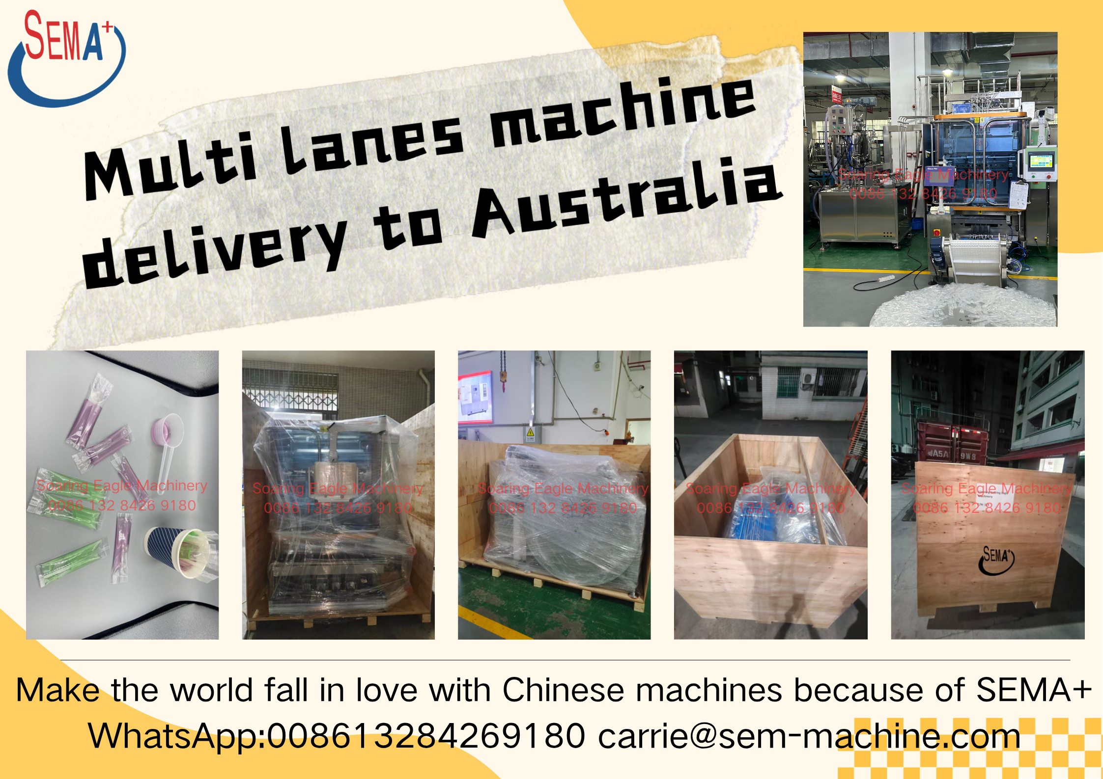 A Level Multi Lane Sachet Packing Machine Delivery to Australia A Level Multi Lane Sachet Packing Machine Delivery to Australia