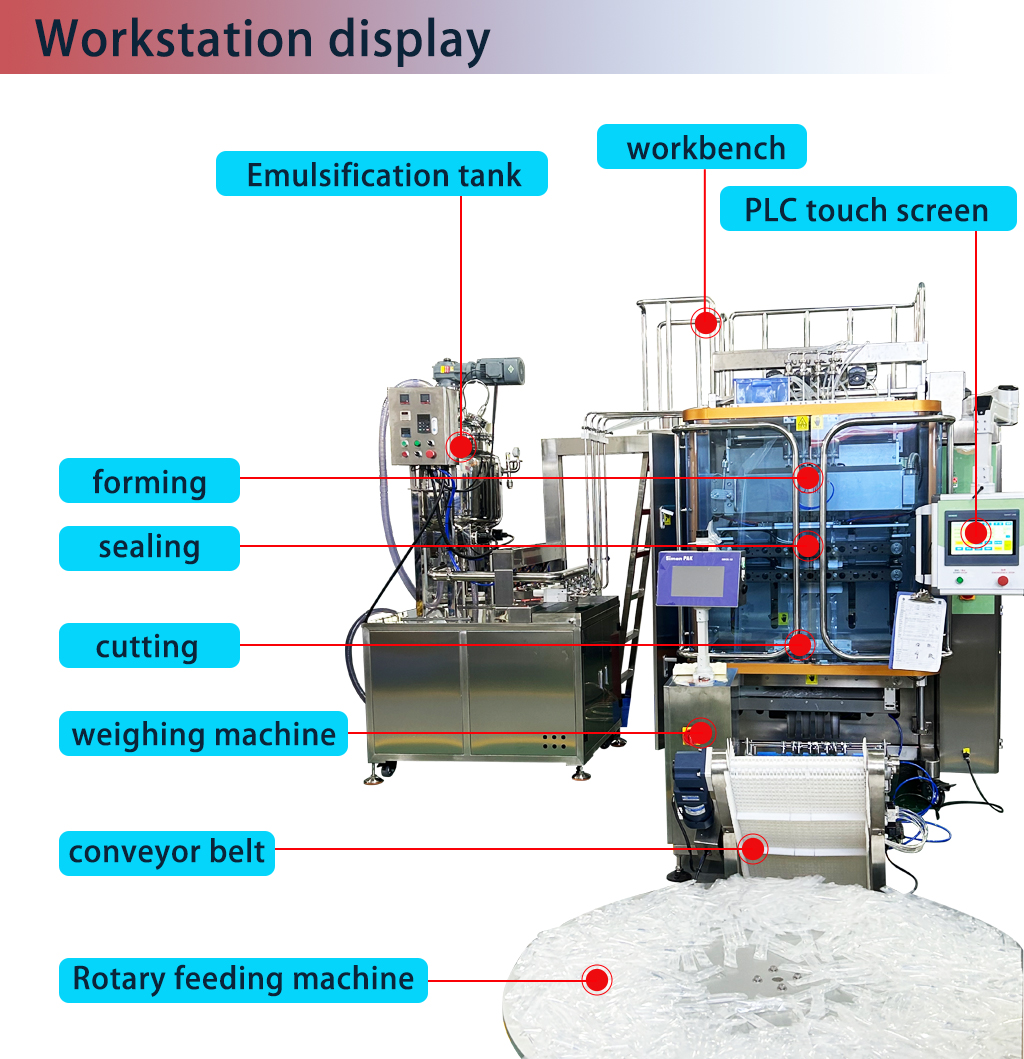 Automatic Multi-Lane Liquid Sachet Packing Machine for Syrup Honey Sauce Oil Juice Stick Pack Packaging