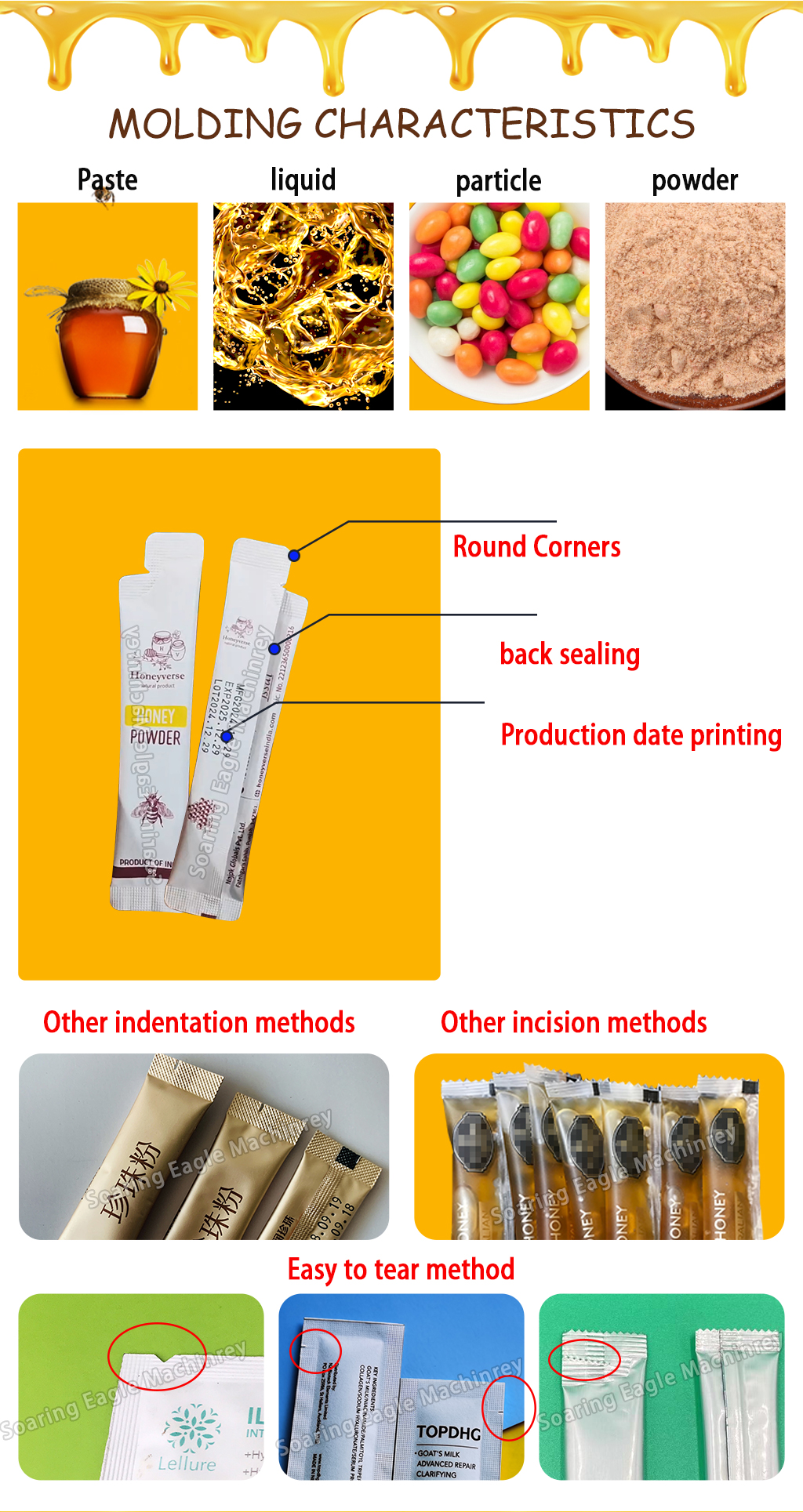 Automatic Honey Sachet Packing Machine VFFS Stick Pack Liquid Packaging Machine Automatic Honey Sachet Packing Machine VFFS Stick Pack Liquid Packaging Machine