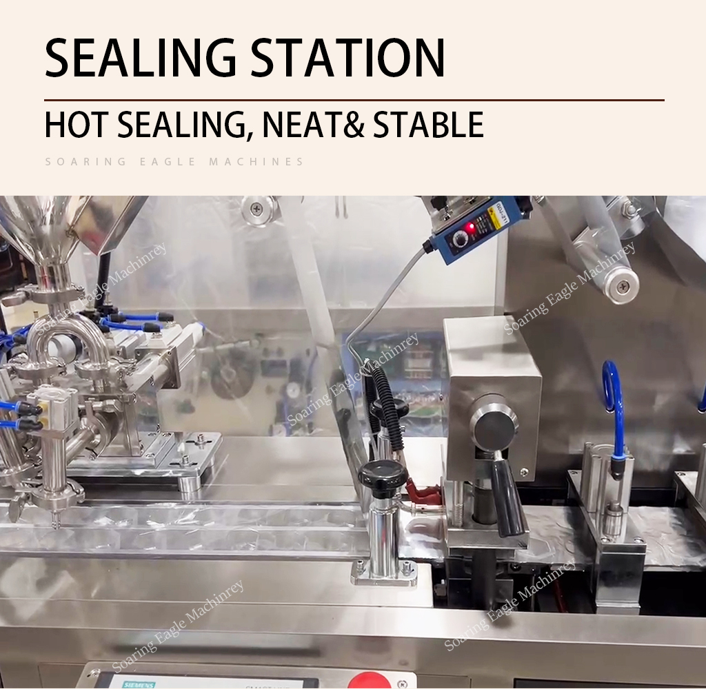 Automatic Honey Blister Packing Machine Single Dose Honey Cup Filling Sealing Machine