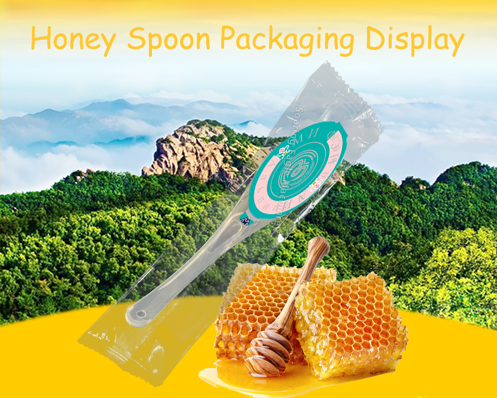 Automatic Honey Spoon Packing Machine with Filling Sealing and Pillow-Type Packaging System