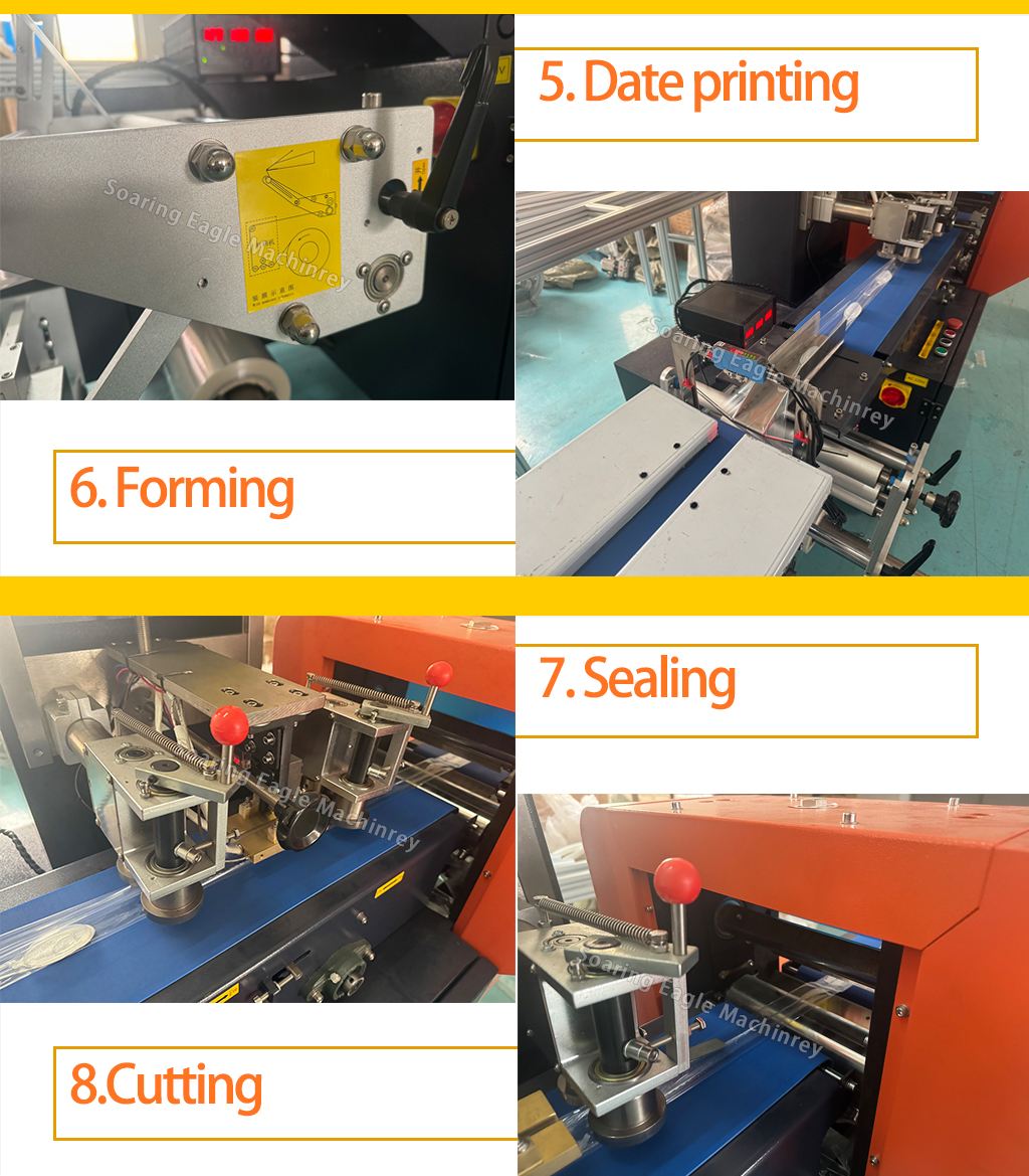 Automatic Honey Spoon Packing Machine with Filling Sealing and Pillow-Type Packaging System