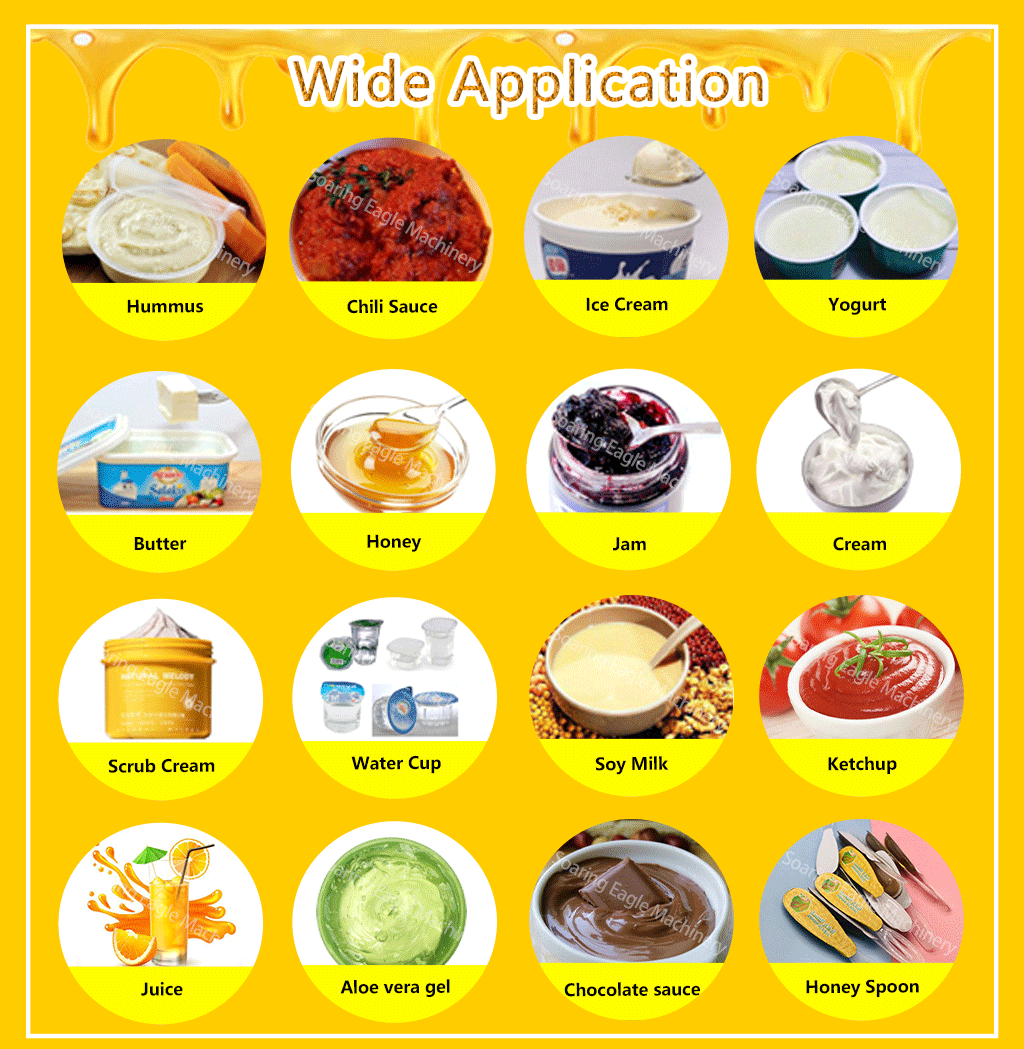 8000pcs/H Automatic Honey Spoon Filling Sealing Packing Machine for Single Serve Honey Spoon Production