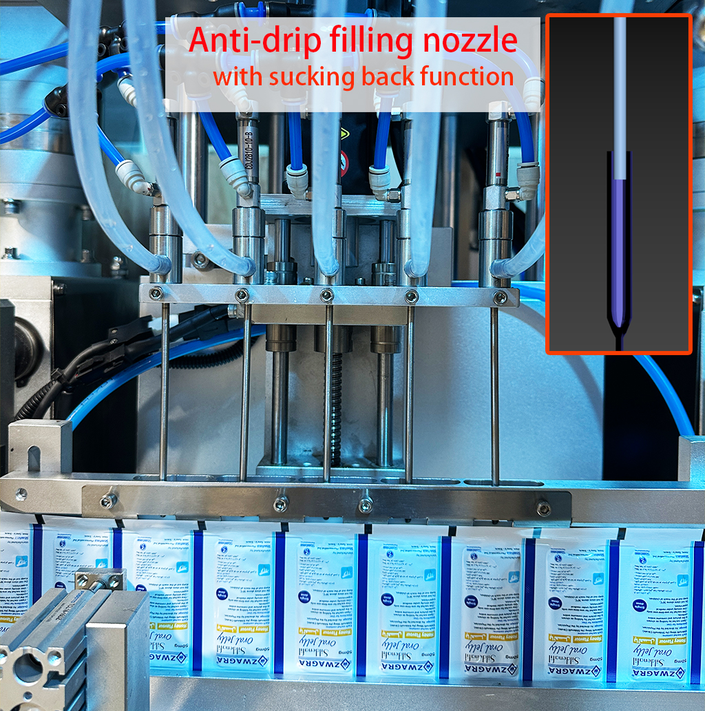High Speed Automatic Honey Snap Packing Machine for Honey Oral Jelly Syrup and Liquid Products
