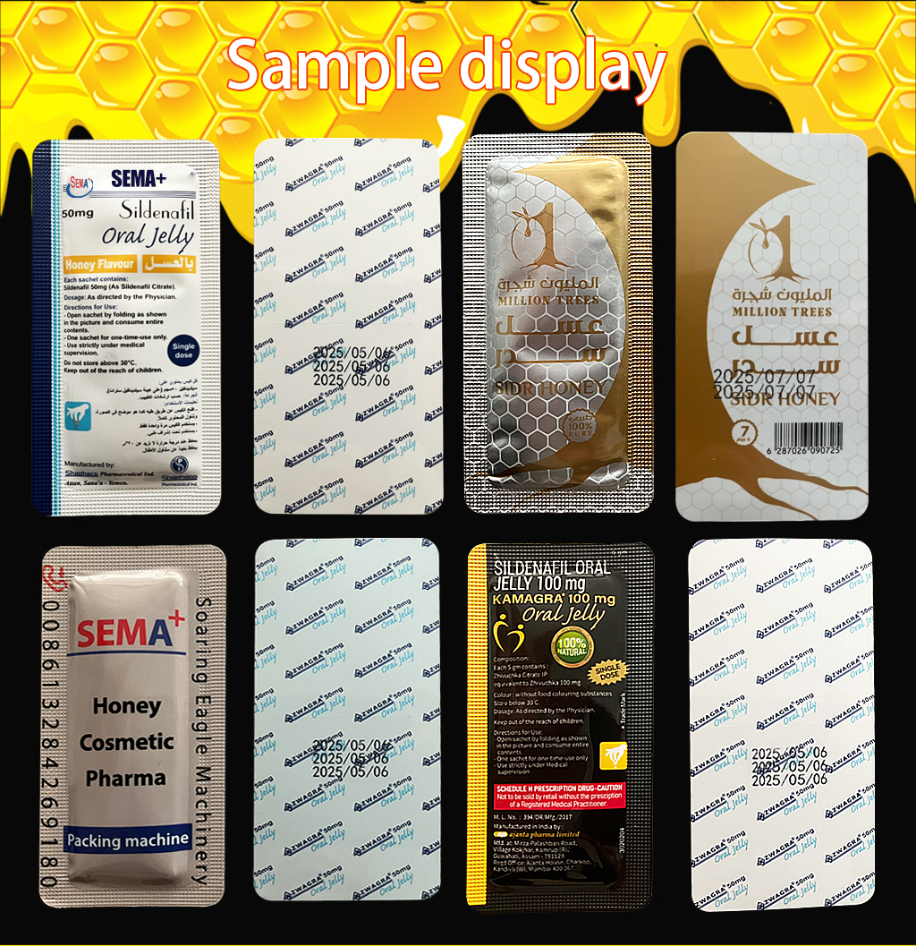 High Speed Automatic Honey Snap Packing Machine for Honey Oral Jelly Syrup and Liquid Products