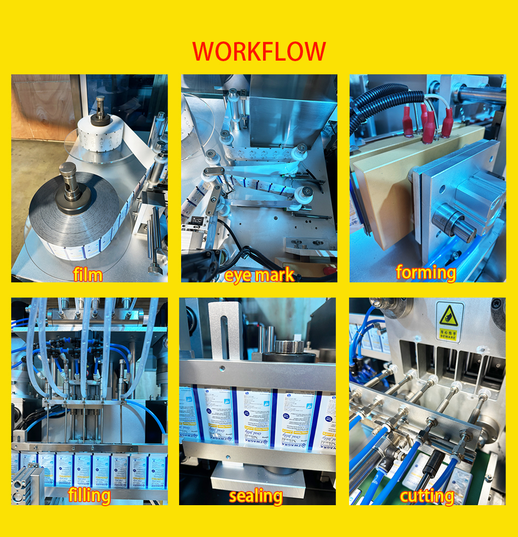 High Speed Automatic Honey Snap Packing Machine for Honey Oral Jelly Syrup and Liquid Products