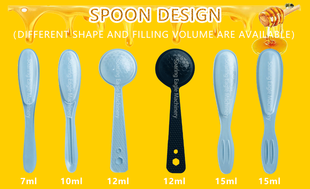 High Speed Single Head Honey Spoon Packing Machine for Manuka Honey Spoon Packaging