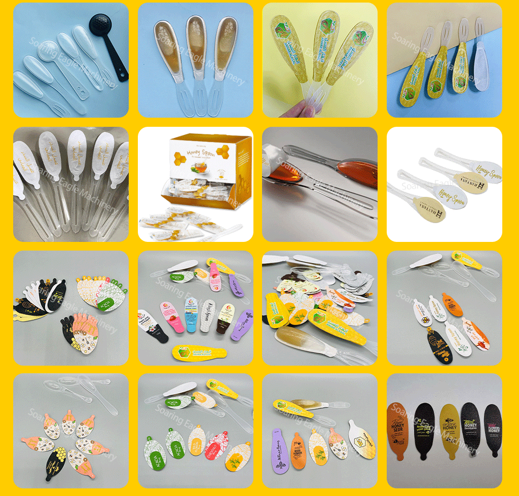 High Speed Single Head Honey Spoon Packing Machine for Manuka Honey Spoon Packaging