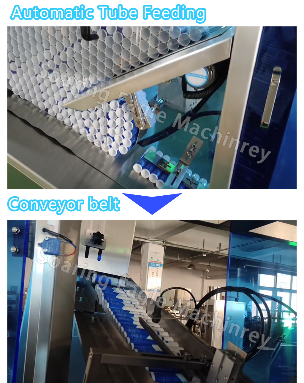 Automatic Cosmetic Tube Packing Machine for Cream Gel Ointment Toothpaste Plastic Tube Filling Sealing