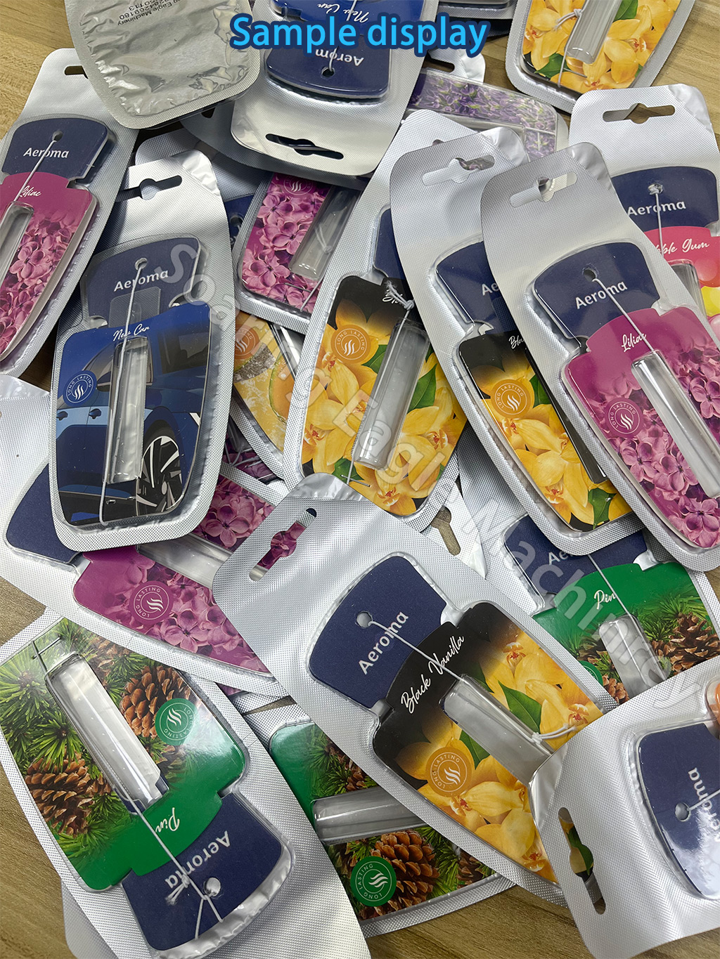 Automatic Perfume Blister Packing Machine for Car Air Freshener PVC PET Blister Card Packaging