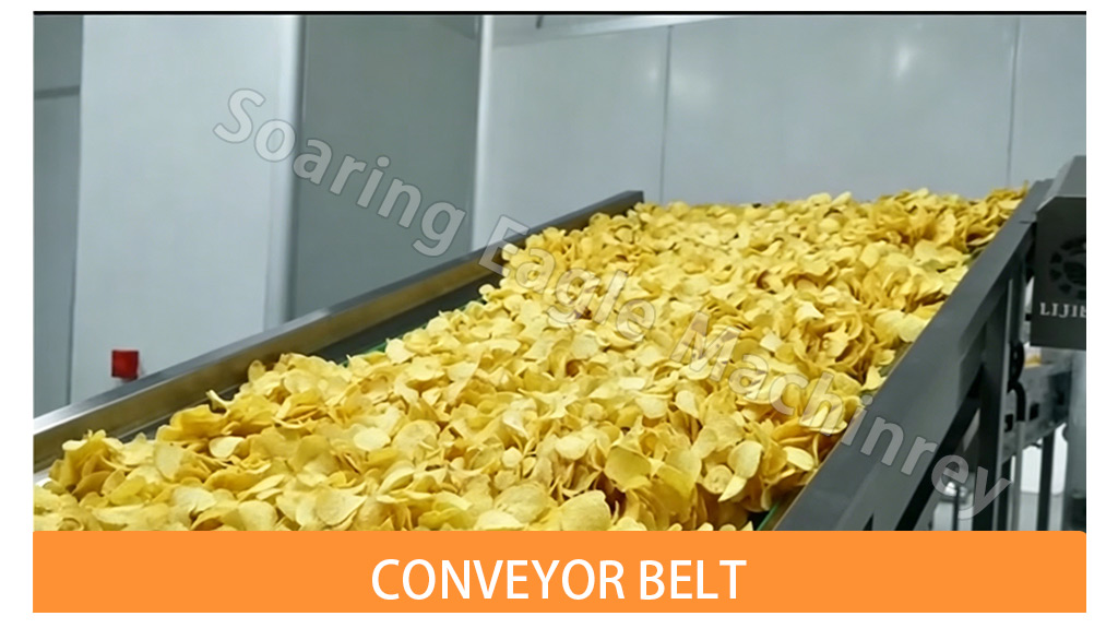 Automatic Potato Chip Frying Production Line Packing Machine Complete Potato Chips Processing Line
