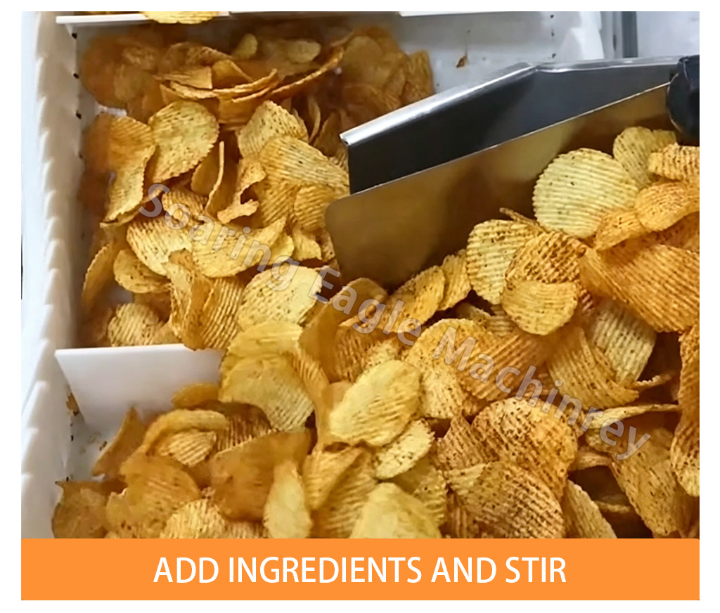 Automatic Potato Chip Frying Production Line Packing Machine Complete Potato Chips Processing Line