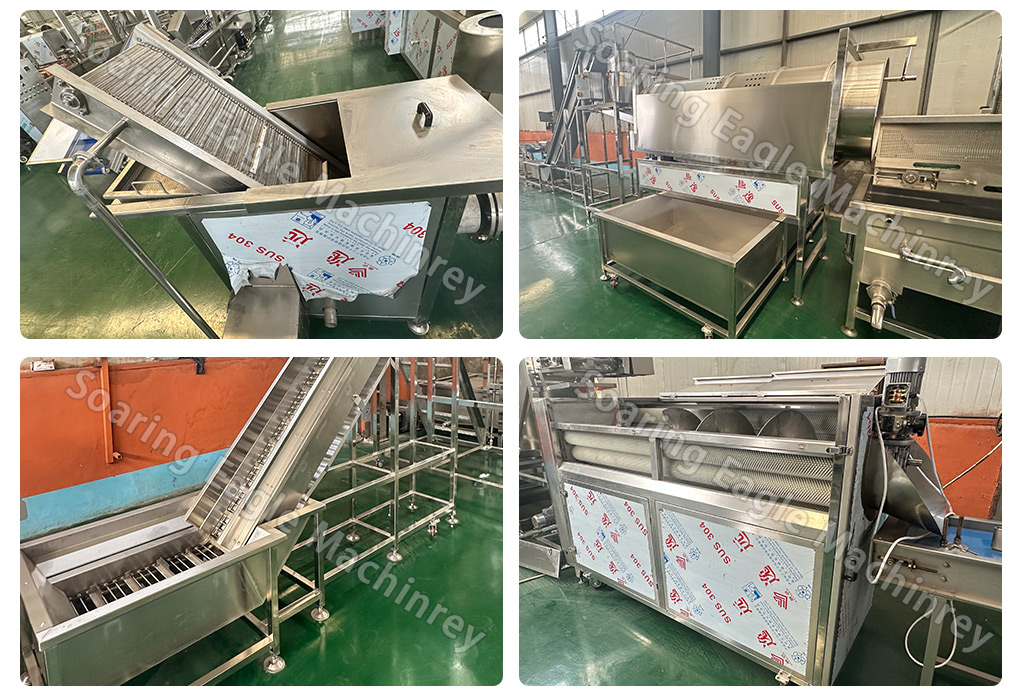 Automatic Potato Chip Frying Production Line Packing Machine Complete Potato Chips Processing Line