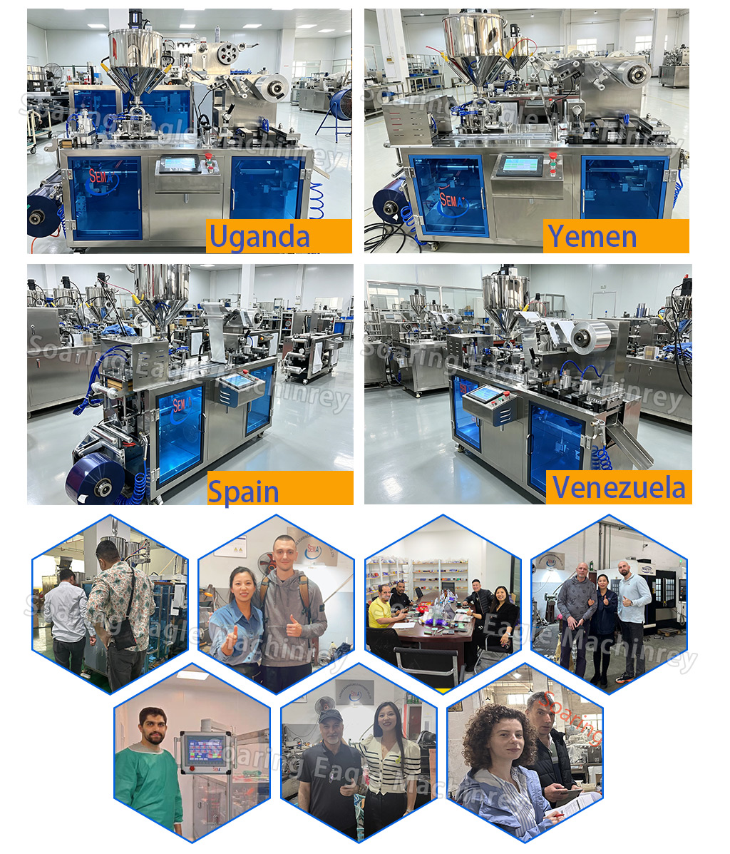 Automatic Thermoforming Food Blister Packing Machine for Honey Butter and Sauce Packaging Automatic Thermoforming Food Blister Packing Machine for Honey Butter and Sauce Packaging