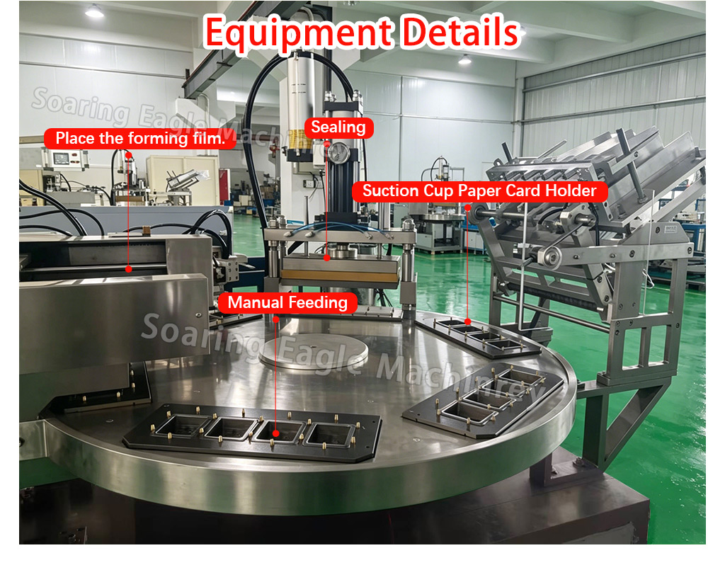 Automatic Card Blister Packing Machine for Cosmetic Perfume Paper Card Blister Packaging Equipment Automatic Card Blister Packing Machine for Cosmetic Perfume Paper Card Blister Packaging Equipment
