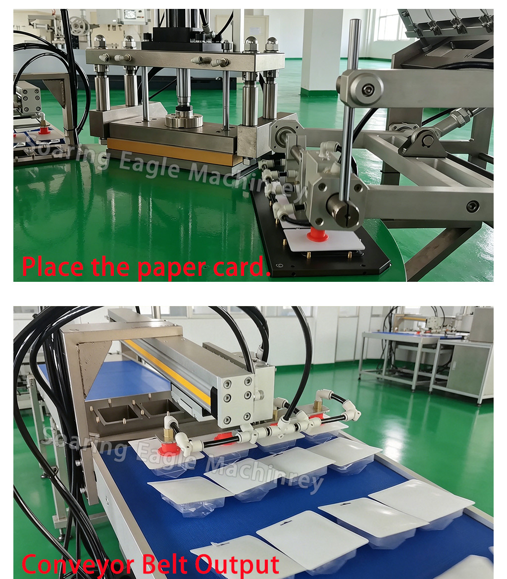 Automatic Card Blister Packing Machine for Cosmetic Perfume Paper Card Blister Packaging Equipment Automatic Card Blister Packing Machine for Cosmetic Perfume Paper Card Blister Packaging Equipment