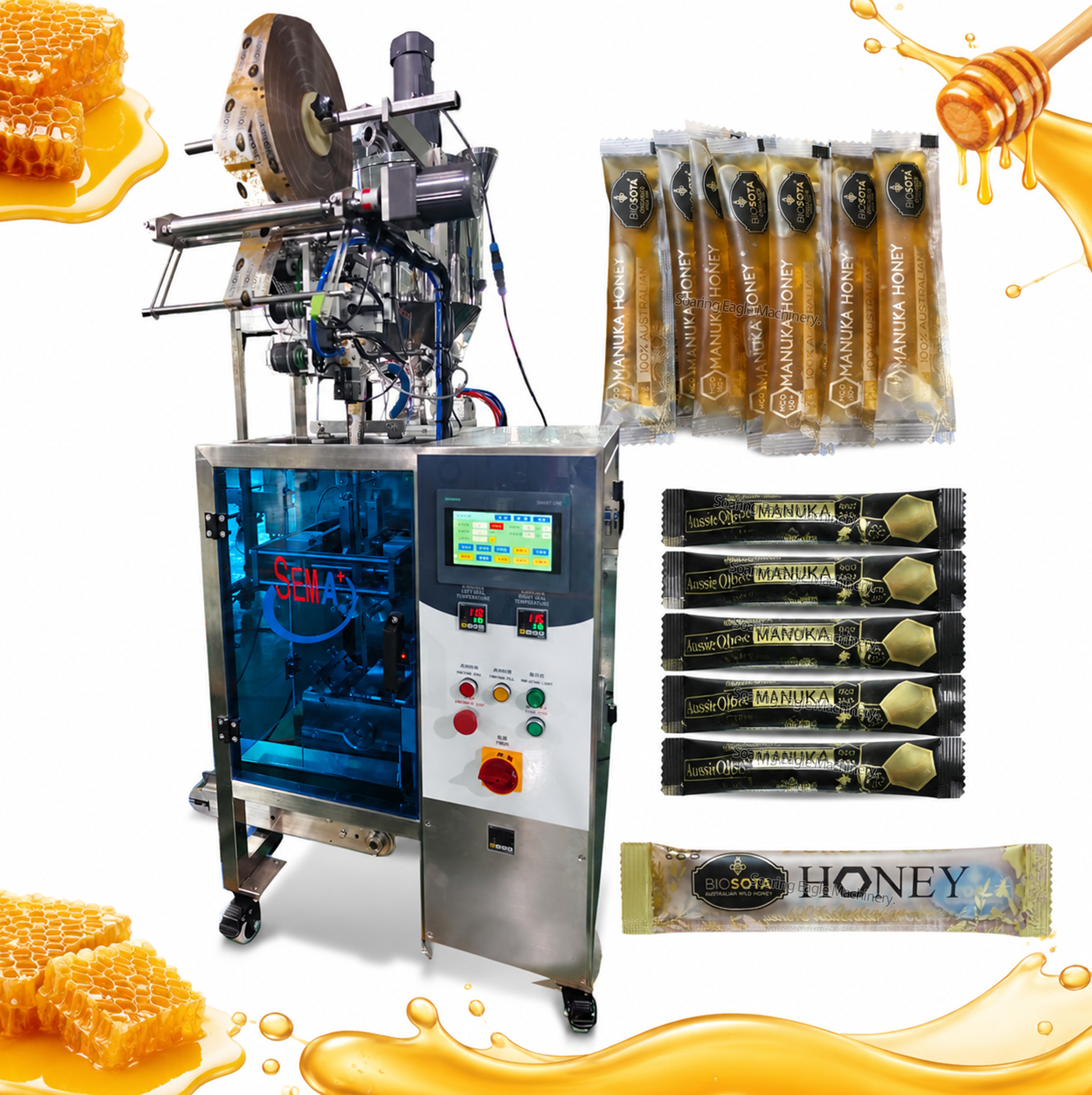Automatic Honey Packaging Machines | Honey Sachet, Stick, Blister, Cup Filling