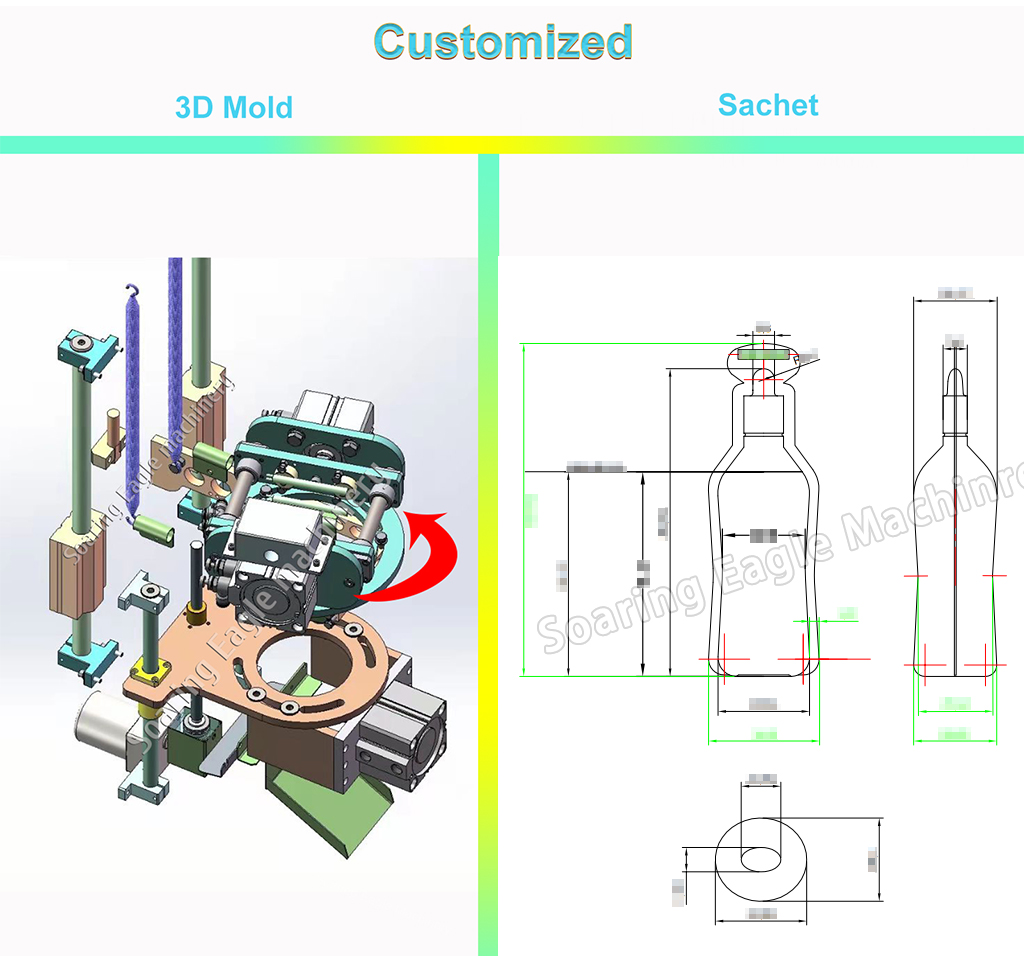 Automatic Honey Sachet Packing Machine VFFS Stick Pack Liquid Packaging Machine Automatic Honey Sachet Packing Machine VFFS Stick Pack Liquid Packaging Machine