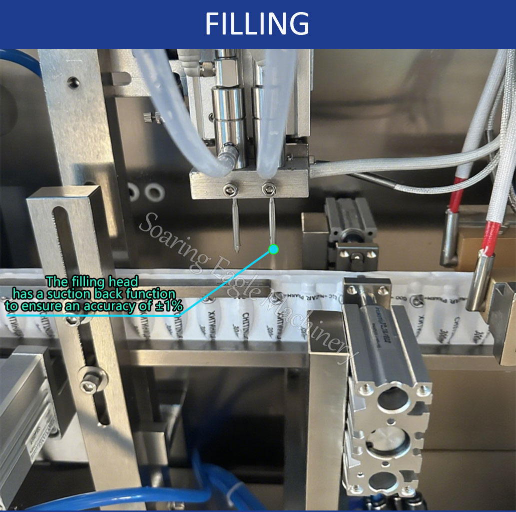 Industrial Pharmaceutical Suppository Filling Packing Machine with Servo Control System Industrial Pharmaceutical Suppository Filling Packing Machine with Servo Control System