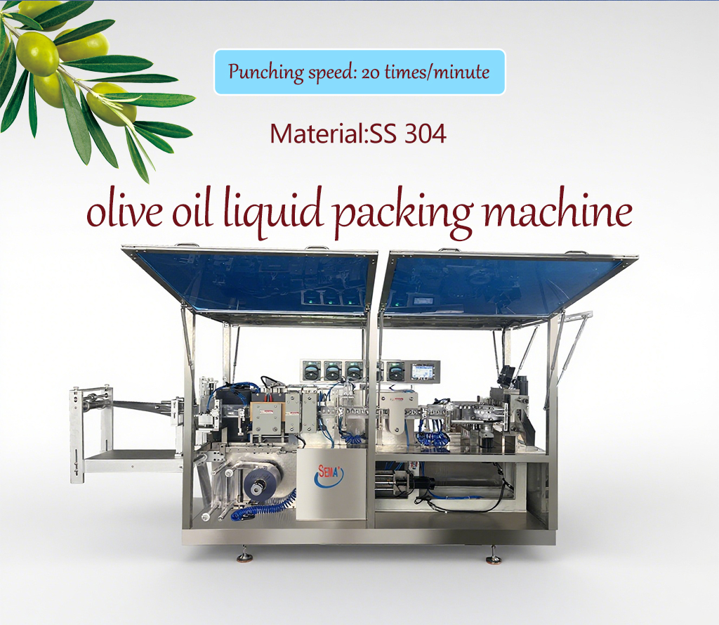 Automatic Olive Oil Packing Machine | Plastic Ampoule Packing Machine for Olive Oil, Liquid Food Automatic Olive Oil Packing Machine | Plastic Ampoule Packing Machine for Olive Oil, Liquid Food