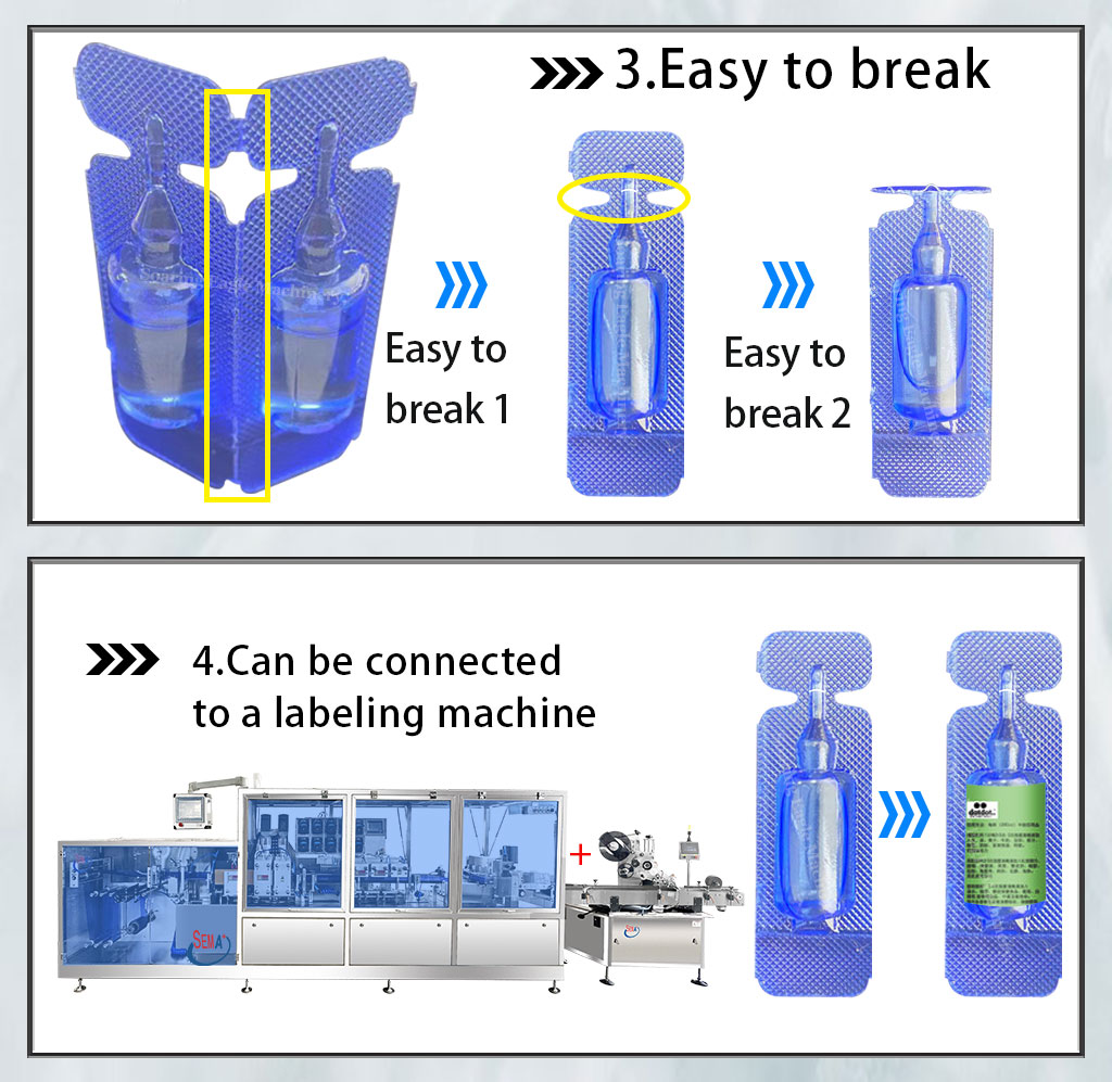 Liquid Plastic Ampoule Filling Machine for Oral Solution, Essential Oil Liquid Plastic Ampoule Filling Machine for Oral Solution, Essential Oil
