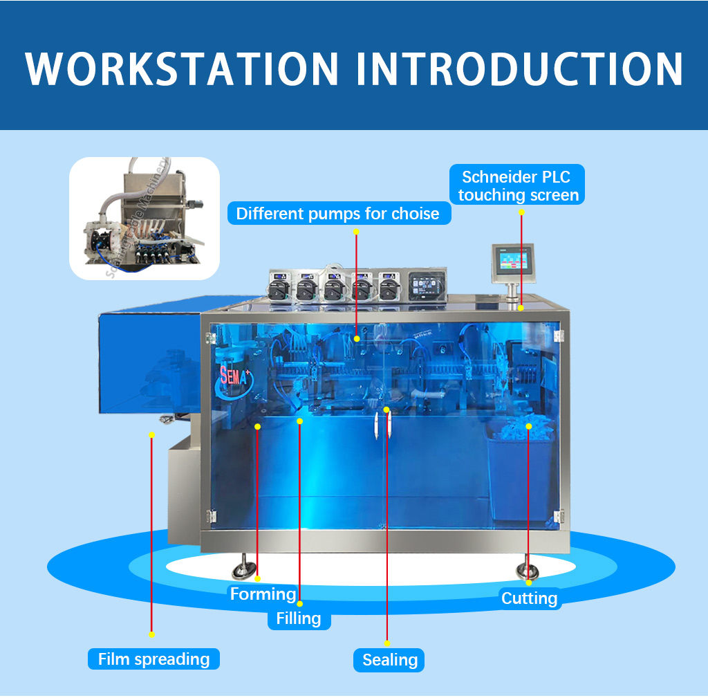 Automatic Plastic Ampoule Filling Machine for Oral Liquid Packaging Automatic Plastic Ampoule Filling Machine for Oral Liquid Packaging