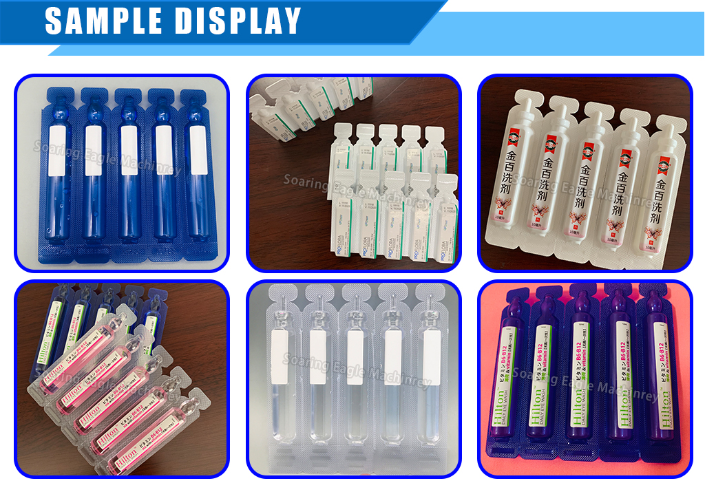 High-Speed Plastic Ampoule Filling, Sealing and Labeling Machine for Liquid Packaging High-Speed Plastic Ampoule Filling, Sealing and Labeling Machine for Liquid Packaging