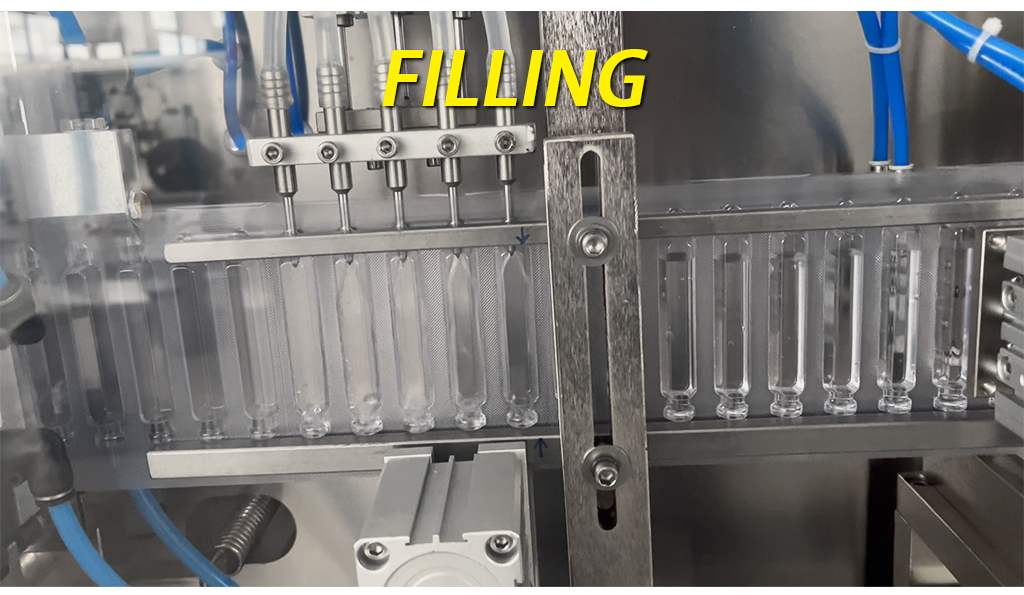 Plastic Ampoule Filling Machine with Labeling Machine | Oral Liquid Packaging Line Plastic Ampoule Filling Machine with Labeling Machine | Oral Liquid Packaging Line