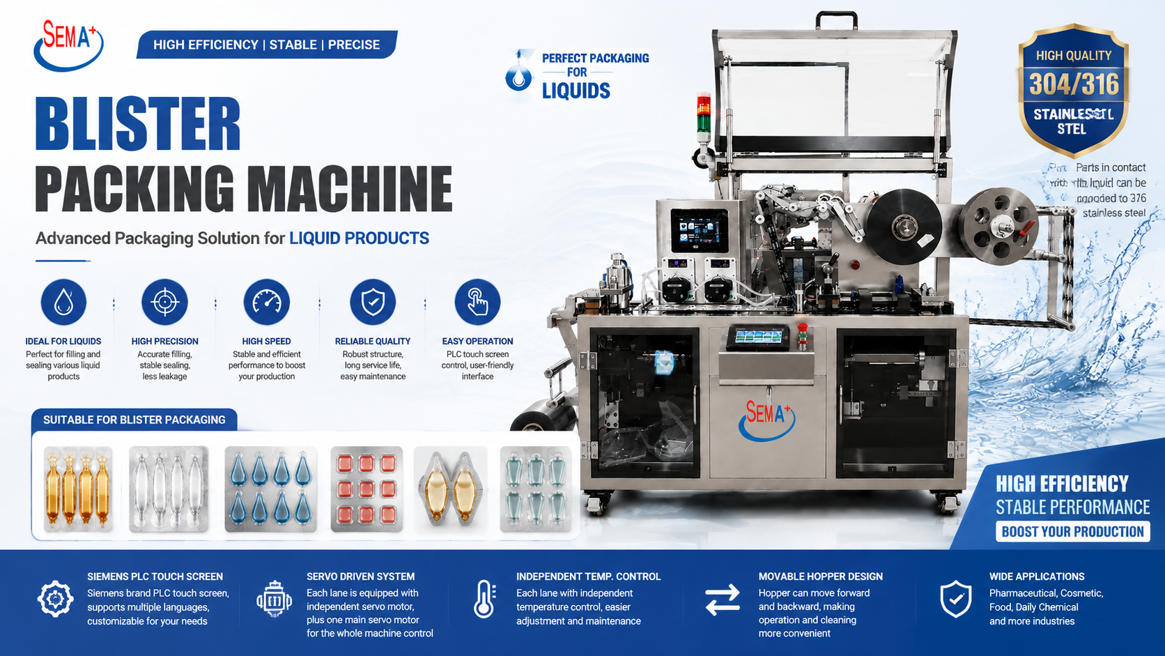 How Can SEMA Ensure Reliable Liquid Blister Packaging Performance Before Shipment? How Can SEMA Ensure Reliable Liquid Blister Packaging Performance Before Shipment?