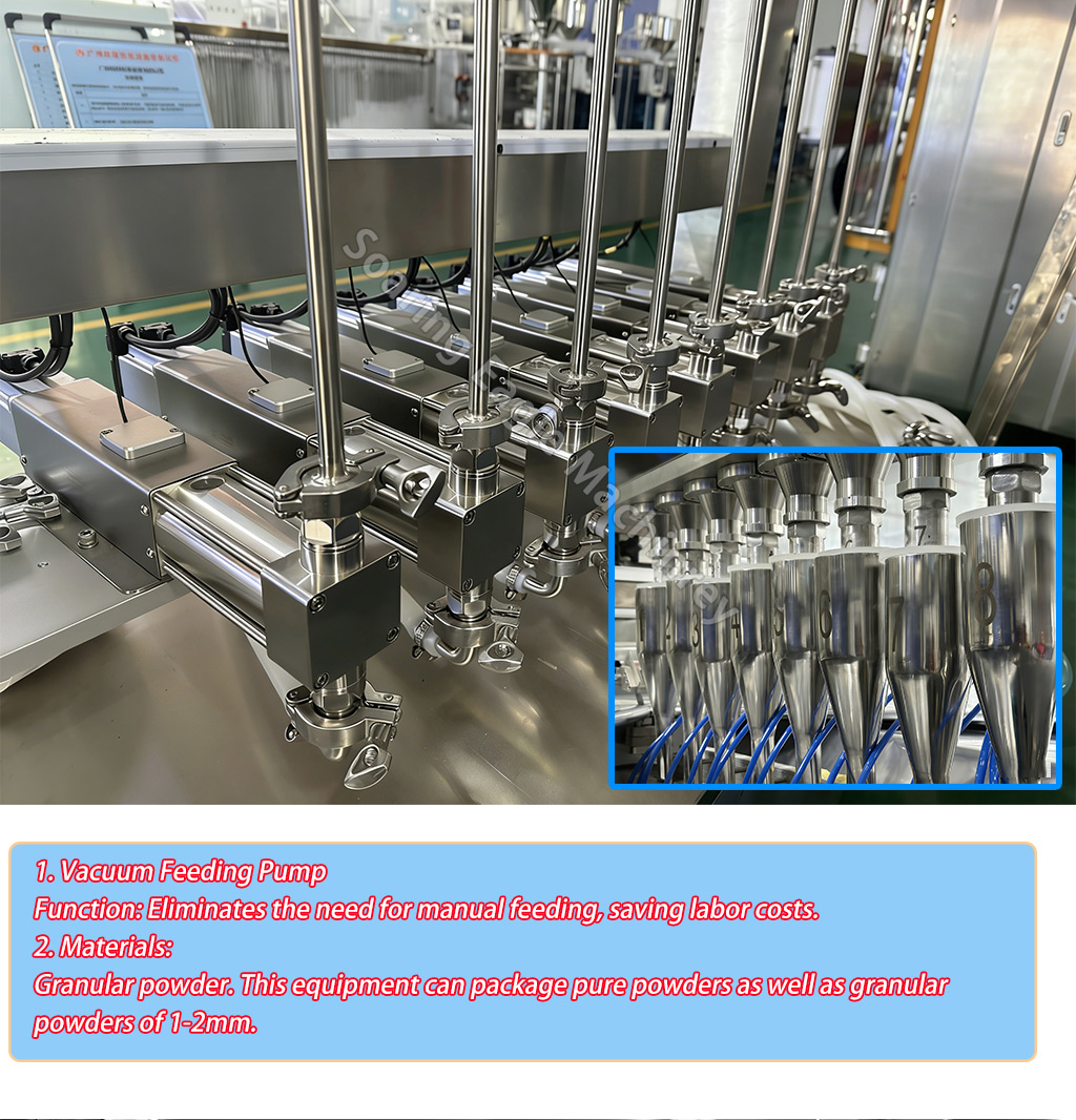 Automatic Vffs Drink Coffee Protein Powder Colostrum Powder Stick Pack Multi lane Sachet Filling Packing Machine Automatic Vffs Drink Coffee Protein Powder Colostrum Powder Stick Pack Multi lane Sachet Filling Packing Machine