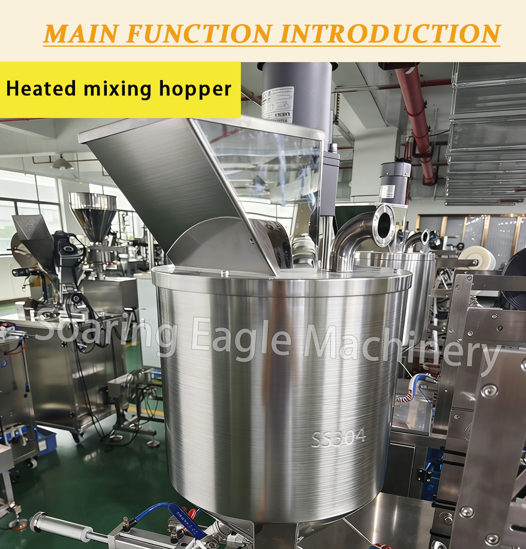 Automatic Back Sealing Pouch Irregular Shaped Multi Purpose Heat Seal vffs Honey Sachet Packing Machine Automatic Back Sealing Pouch Irregular Shaped Multi Purpose Heat Seal vffs Honey Sachet Packing Machine