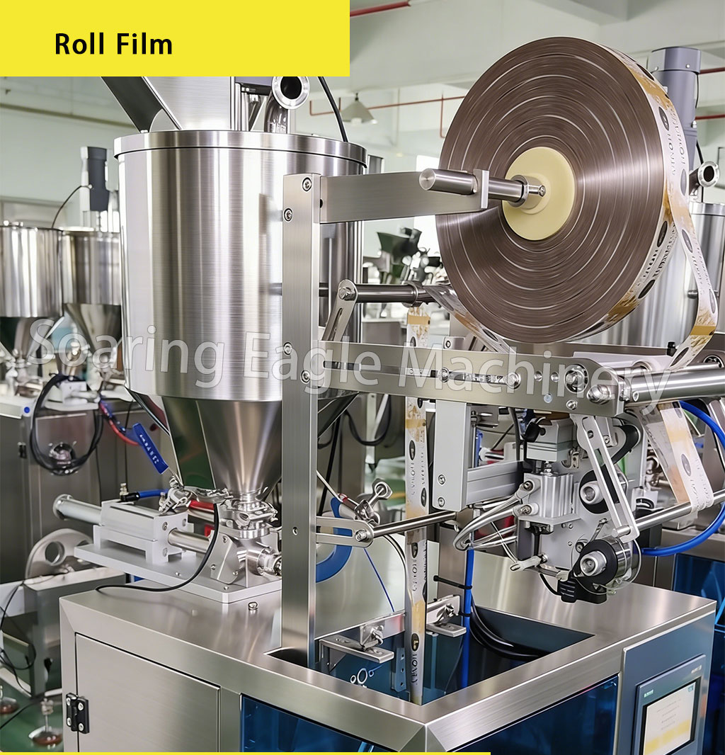 Automatic Back Sealing Pouch Irregular Shaped Multi Purpose Heat Seal vffs Honey Sachet Packing Machine Automatic Back Sealing Pouch Irregular Shaped Multi Purpose Heat Seal vffs Honey Sachet Packing Machine