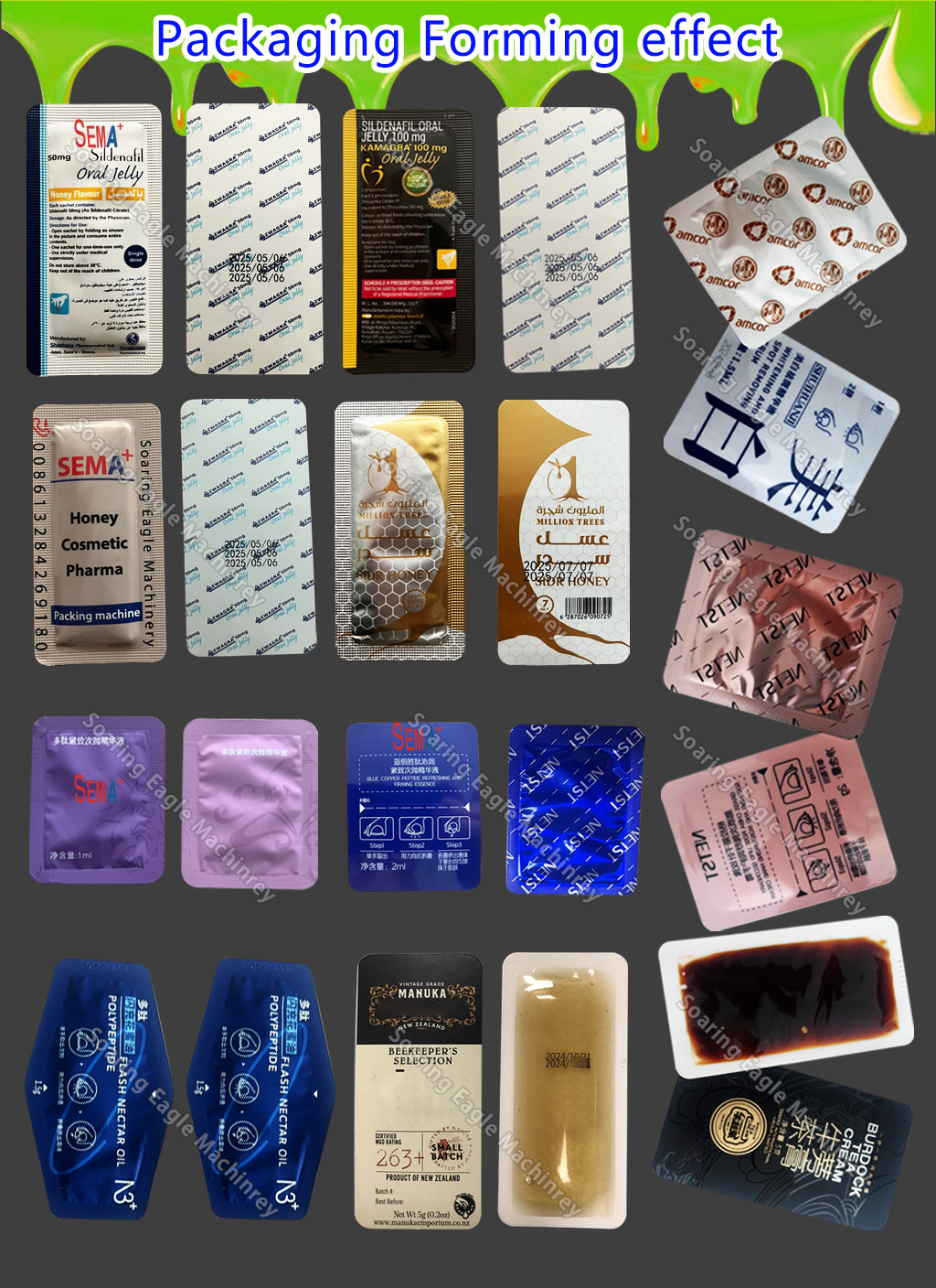Card Type Easy Snap V Shape Honey Sachet Packing Machine Card Type Easy Snap V Shape Honey Sachet Packing Machine