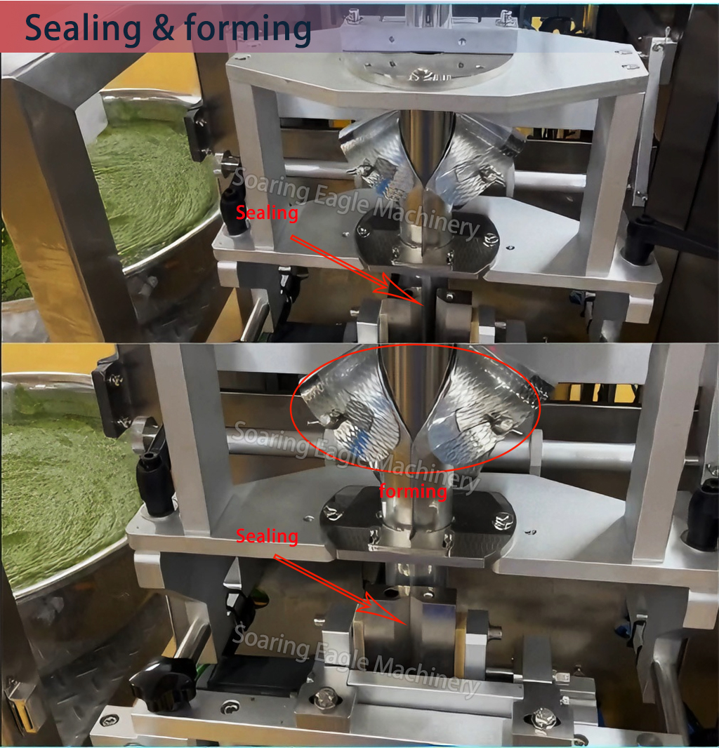 SEMA Automatic VFFS Vertical Pouch Bag Packing Machine for Liquids Olive Oil Honey Beverages Ketchup SEMA Automatic VFFS Vertical Pouch Bag Packing Machine for Liquids Olive Oil Honey Beverages Ketchup